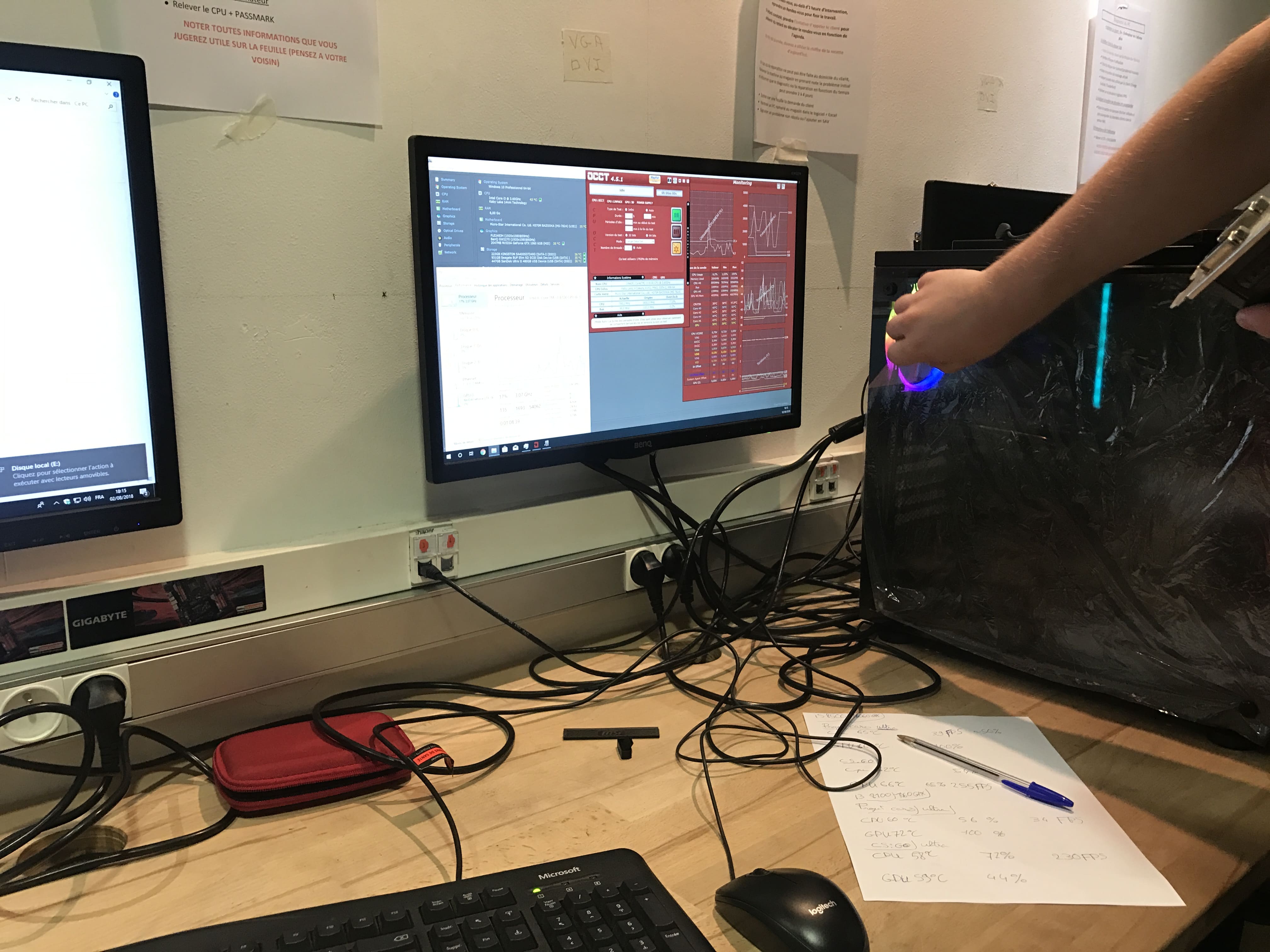 Tests logiciels et matériels